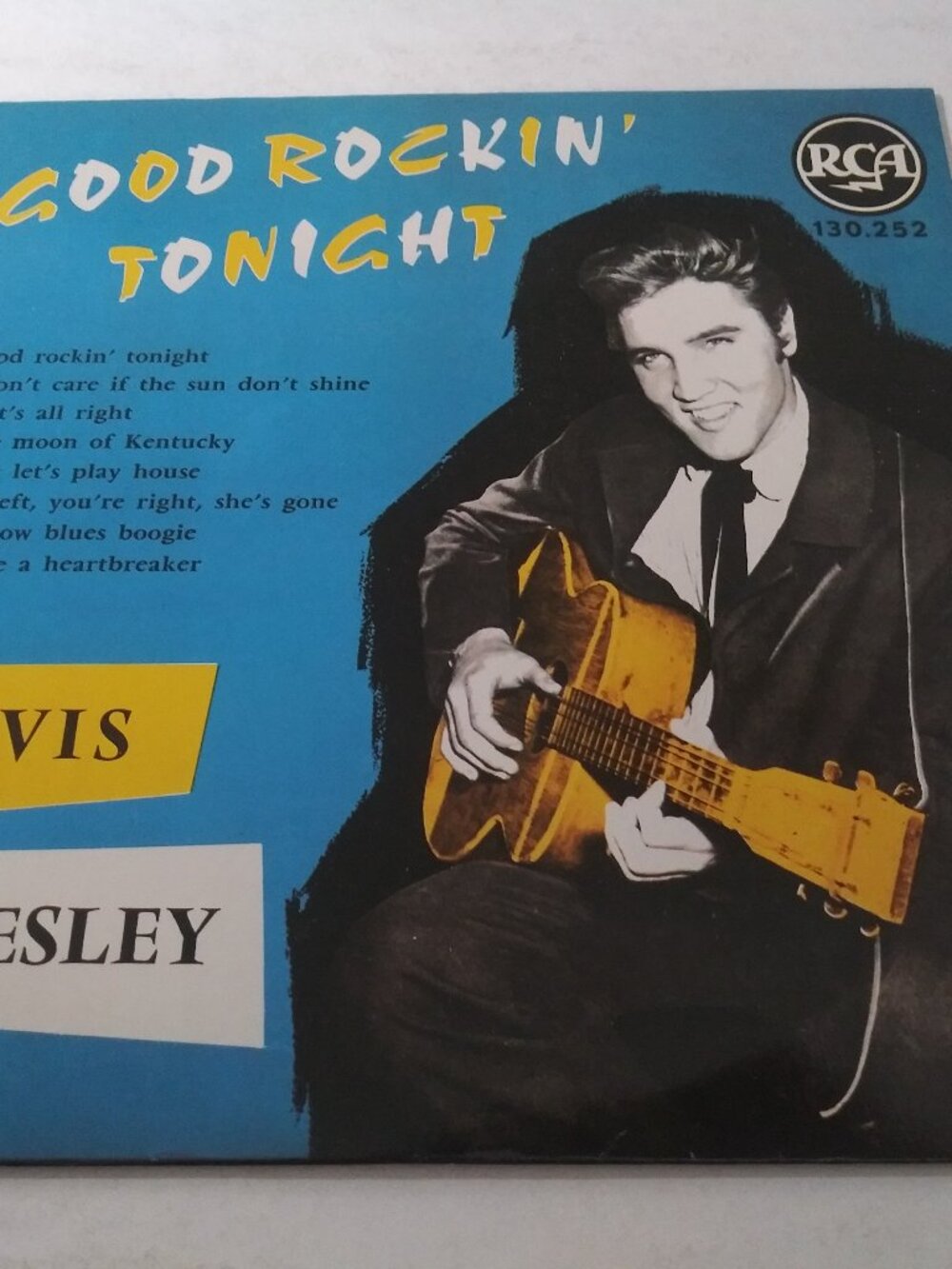 Elvis Presley – Good Rockin' Tonight VG++ Reissue France 10" LP RCA Record 1983